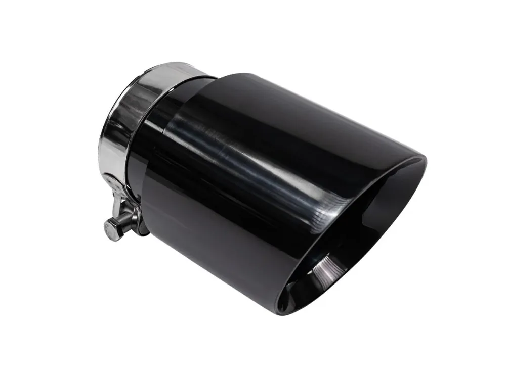Koncovka výfuku 1x114 mm, vstup 67 mm, lesklá černá Nejlepší Volba