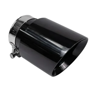 Akce Koncovka výfuku 1x114 mm, vstup 70 mm, lesklá černá