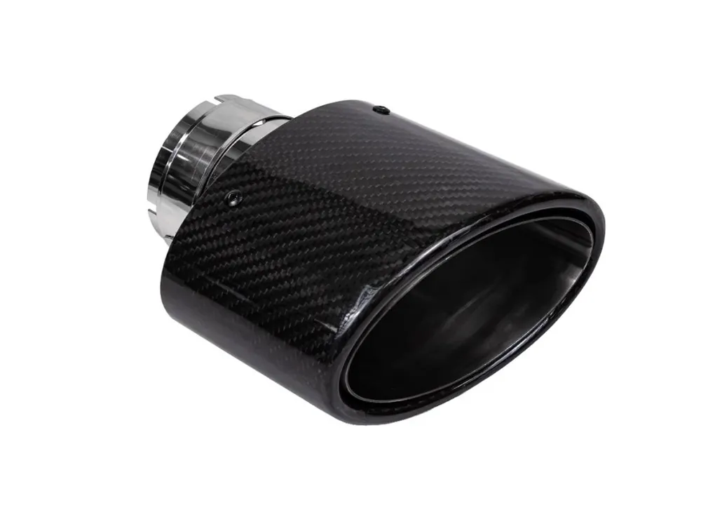 Koncovka výfuku 1x150x90mm, vstup 67mm, karbonová lesklá Nejprodávanější