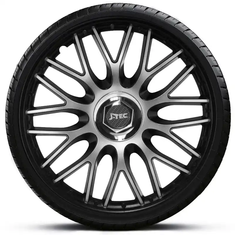 Poklice na kola - kryty kol Orden Black 16" - sada 4 ks - J-TEC Výhodná Nabídka