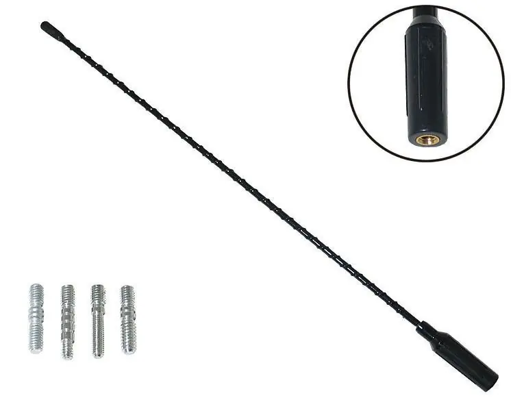 Antenní prut AUTOMAX M6 vnitřní s redukcemi M5 a M6, délka 41 cm Nízká Cena