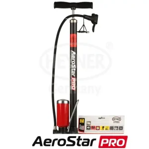 Ruční pumpa s manometrem AeroStar PRO - Heyner Germany Pouze Dnes