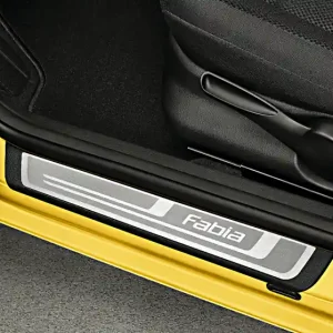 Značkový Prahové plastové lišty Škoda Fabia II (2006 - 2014) - originál KDA700002