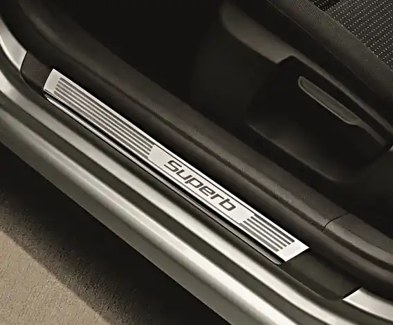 Prahové plastové lišty Škoda Superb II (2008 - 2015) - originál KDA800002 Přímo Od Výrobce