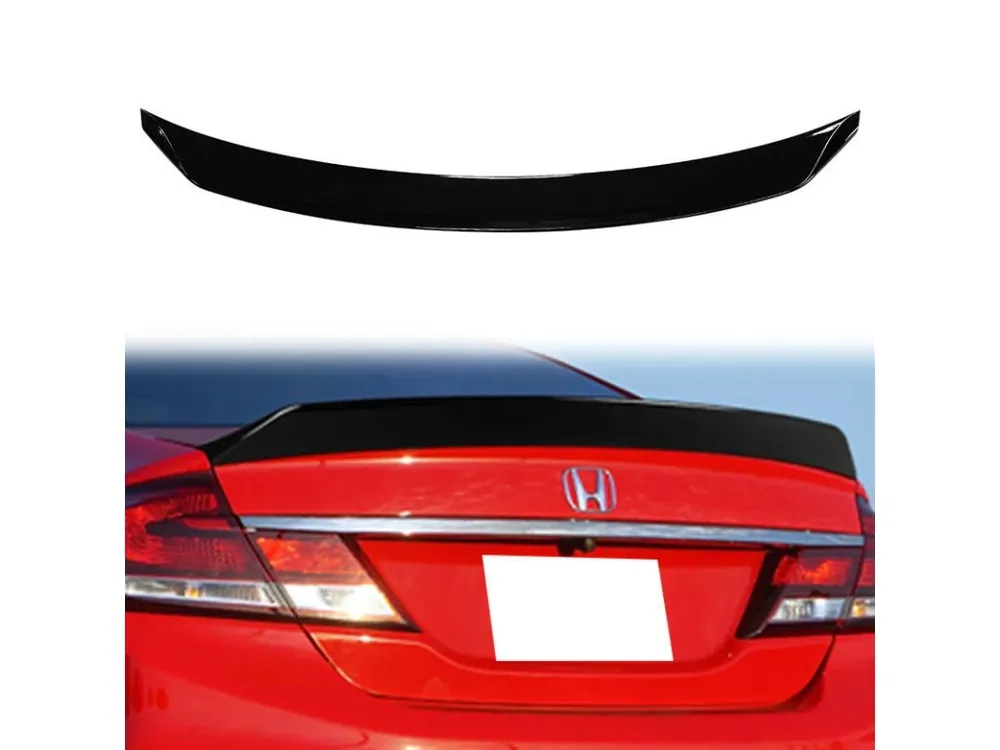Omezená Nabídka Zadní spoiler Honda Civic IX FB, lesklý černý, ABS plast