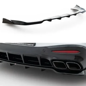 Mercedes AMG GT 63 C192, spoiler pod zadní nárazník s žebrováním v.2, Maxton Design Nejlepší Volba