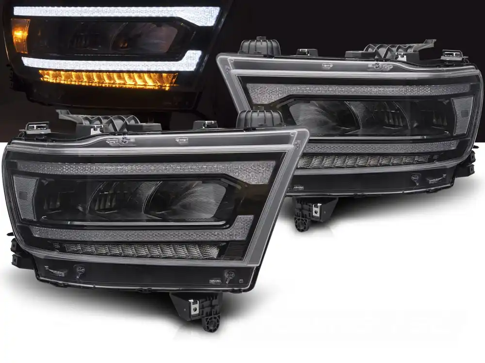 Zlevněný DODGE RAM 19-22 - přední světla LED DRL SEQ