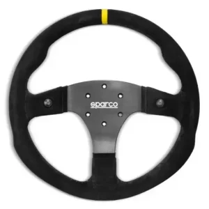 Sparco R330 závodní volant 330 mm, materiál věnce semiš, provedení s tlačítky Značkový