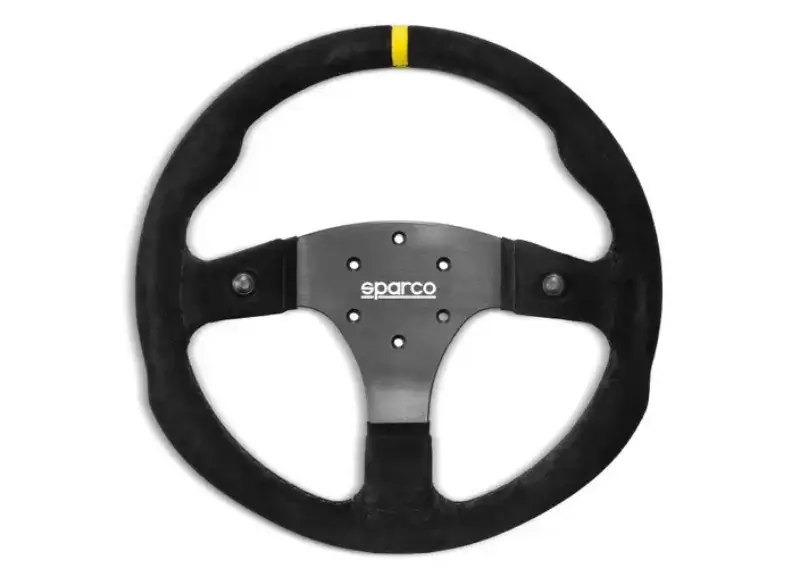 Sparco R330 závodní volant 330 mm, materiál věnce semiš, provedení s tlačítky Značkový