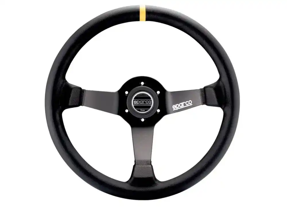 Nejprodávanější Sparco R345 závodní volant 350 mm, materiál věnce kůže