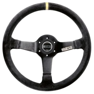 Sparco R345 závodní volant 350 mm, materiál věnce semiš Nejlepší Cena