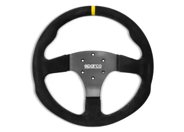 Aktuální Sparco R350 závodní volant 350 mm, materiál věnce semiš, provedení bez tlačítek