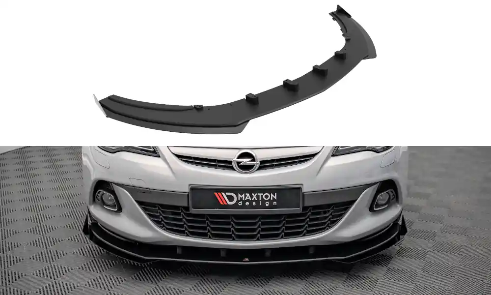 Top Prodej Opel Astra OPC J (Mk4) GTC, "Street Pro" spoiler pod přední nárazník s křidélky ver.1, Maxton Design