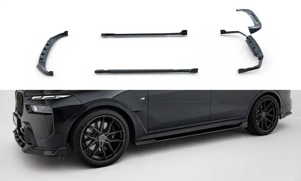 BMW X7 G07 Facelift M-Pack, karbonová sada splitterů, Maxton Design Nakupujte Hned