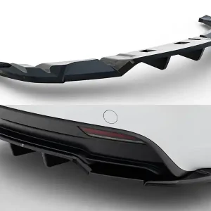 Tesla Model 3 Mk1 Project Highland Facelift, spoiler pod zadní nárazník s žebrováním v.2, Maxton Design Sleva