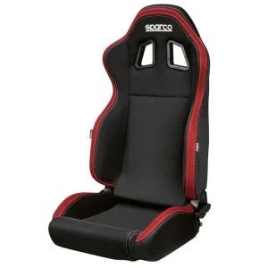 Sparco R100 sportovní polohovatelné sedadlo, barva černo-červená Bezpečná Platba