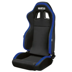 Sezónní Sleva Sparco R100 sportovní polohovatelné sedadlo, barva černo-modrá