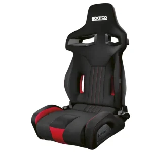Nejlepší Volba Sparco R333 polohovatelná a sklopná sportovní sedačka, barva černo-červená