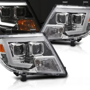 Nissan Frontier 2010-2014 - přední světla TUBE CHROMOVÁ Koupit Online