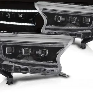 Sezónní Sleva Ford Ranger V 2016-2022 - přední světla LED černá