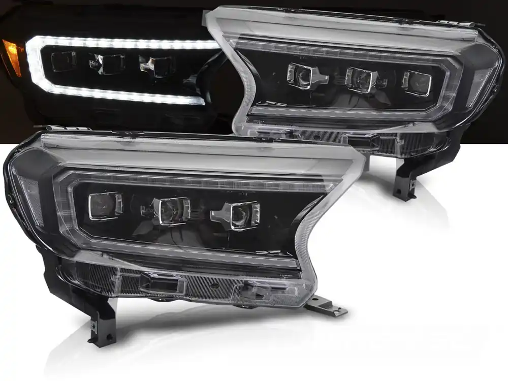 Sezónní Sleva Ford Ranger V 2016-2022 - přední světla LED černá
