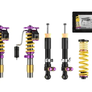 Výškově stavitelný podvozek KW V5 Clubsport s třícestně nastavitelnou tuhostí pro Lotus Emira 11/2021- max zatížení PN do 690 kg Ověřený