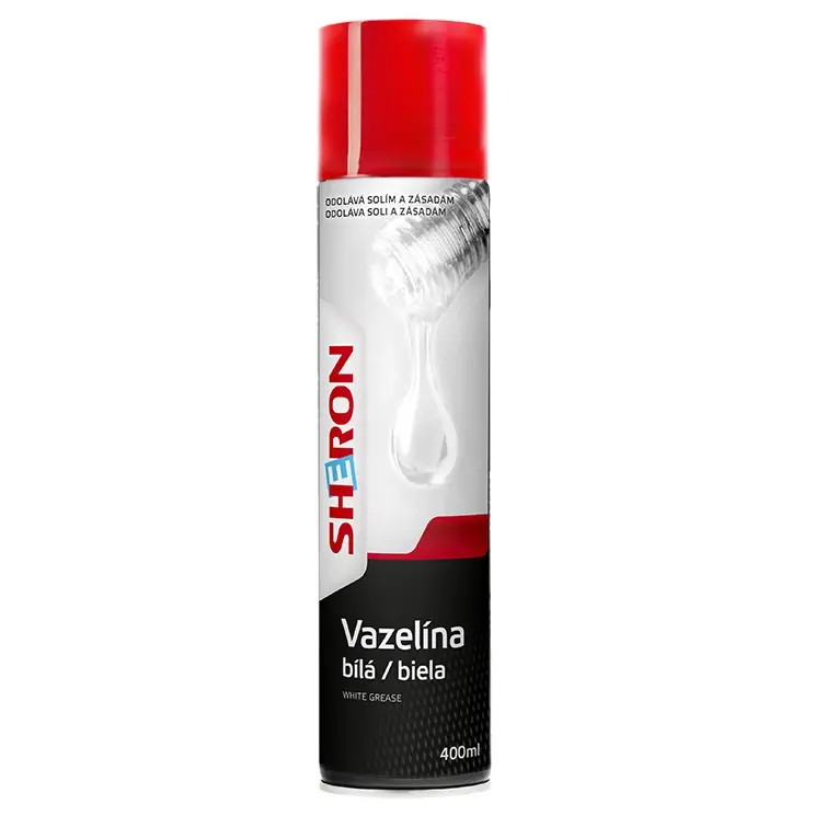 Časově Omezené Bílá vazelína ve spreji SHERON, 400 ml
