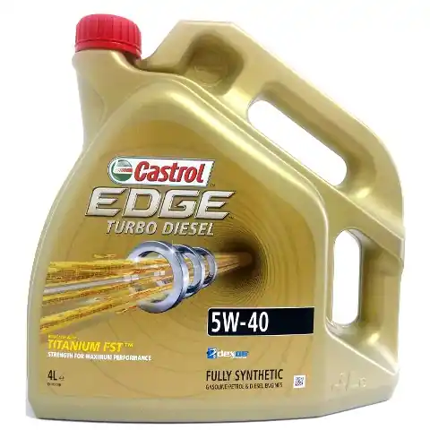 Motorový olej Castrol 5W-40 Edge Turbo Diesel Titanium FST - 4 litry Ověřený