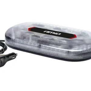 Oblíbený LED magnetický plochý maják 12/24V 328 mm, 48 LED, oranžový, R65 R10 AMIO