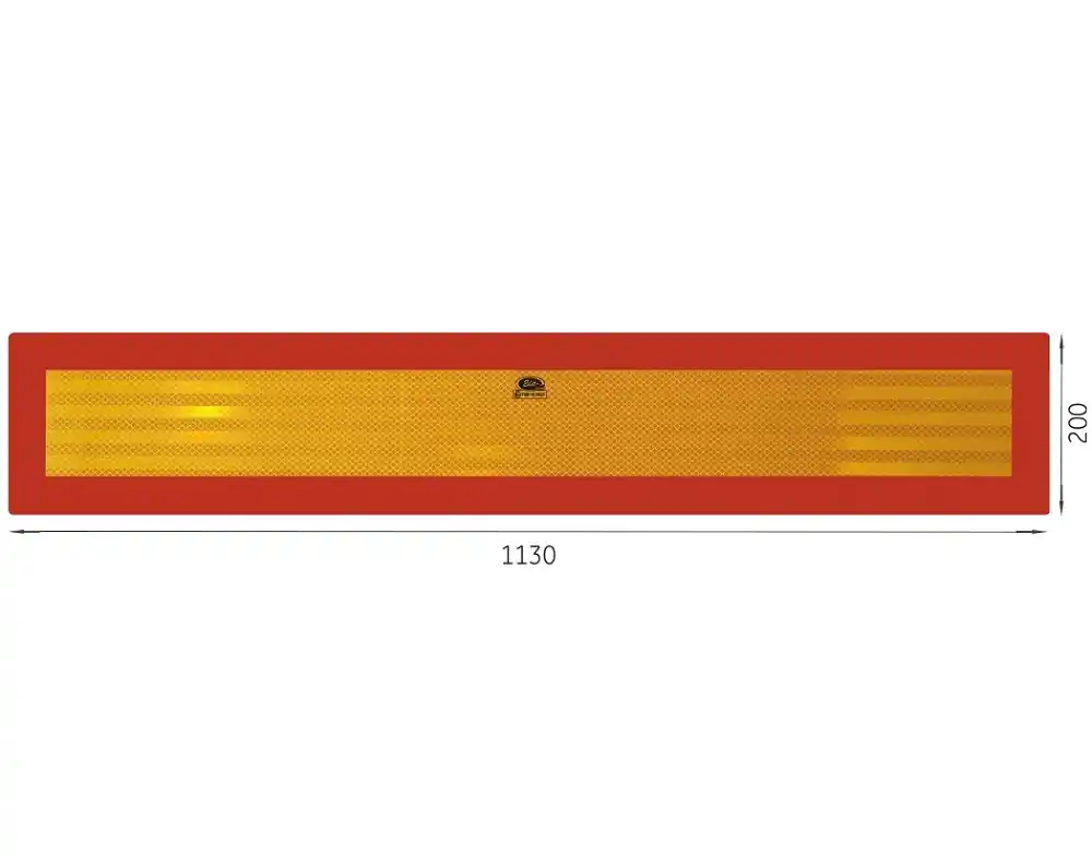 Reflexní ALU tabule pro přívěsy a návěsy, 1130 × 200 mm, E20 70R-011587, 1 ks Akce