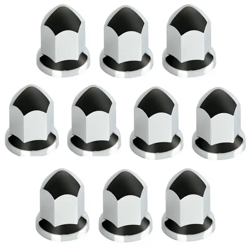 Plastové chromované kryty šroubů BULLET 32 mm 10 ks pro kamiony LAMPA Akční Cena