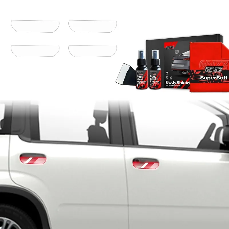 Ochranné fólie pod kliky Fiat Panda III (od roku 2019>) GRIZZ Protector, 4 ks Must-Have