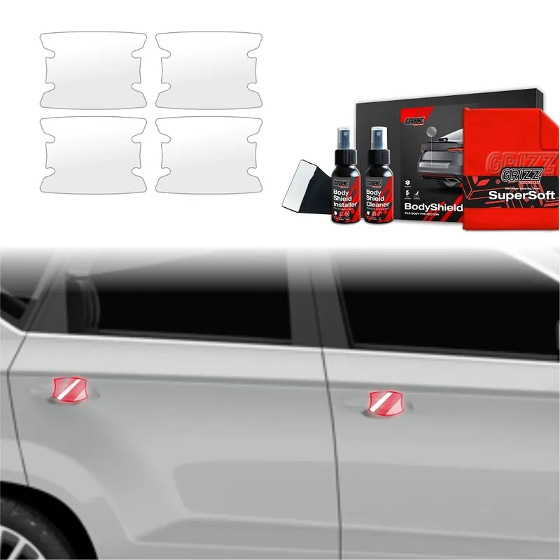 Levný Ochranné fólie pod kliky Seat Ateca Facelift (od roku 2020>) GRIZZ Protector, 4 ks