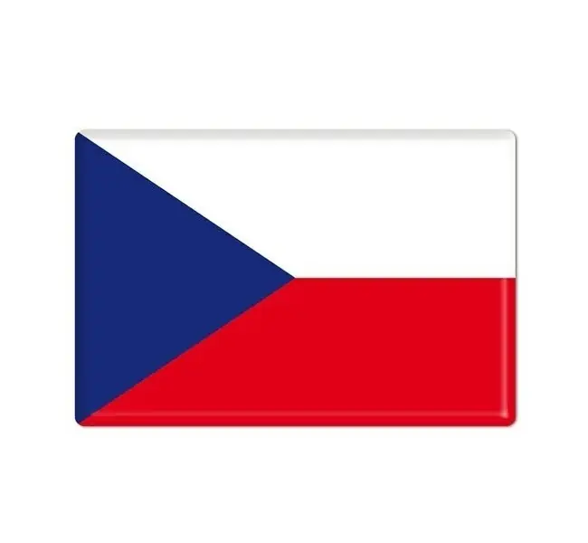 Jen Po Omezenou Doba Samolepicí vlajka České republiky 33x20 mm, 3D efekt