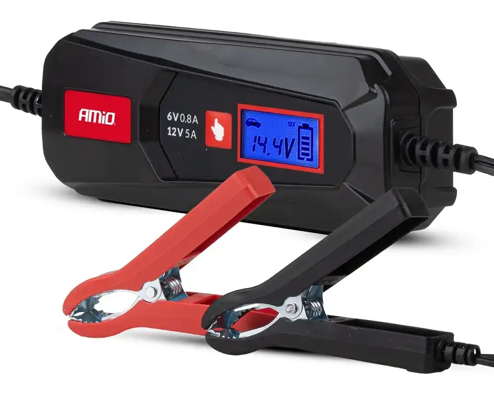 Koupit Online Inteligentní nabíječka AMIO 6V/12V 5A (6V 8Ah 12V 8-50Ah)