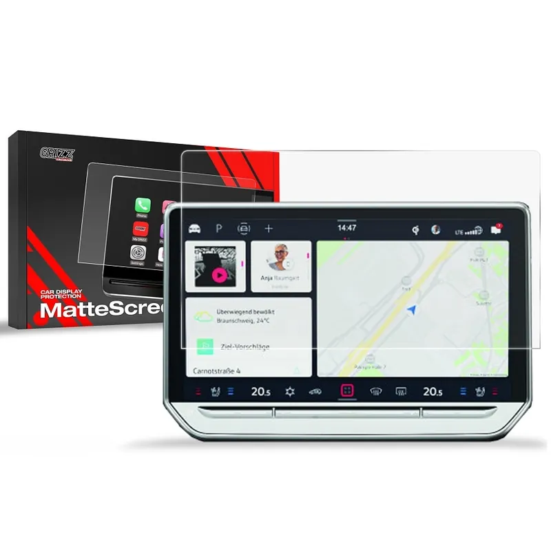 Novinka Matná fólie na displej GRIZZ Protector pro Volkswagen Crafter II (od roku 2024>) - displej 12,9"