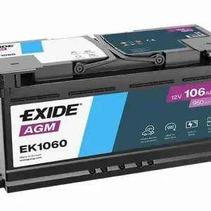 Top Prodej Autobaterie EXIDE Start-Stop AGM, 12V, 106Ah, 950A, EK1060