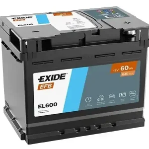 Levný Autobaterie EXIDE Start-Stop EFB, 12V, 60Ah, 640A EL600