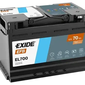 Autobaterie EXIDE Start-Stop EFB, 12V, 70Ah, 760A EL700 Poslední Šance
