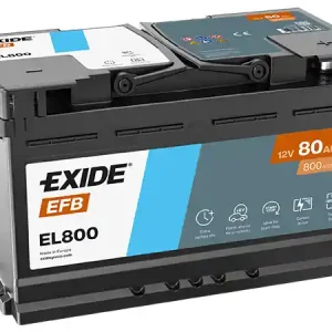 Autobaterie EXIDE Start-Stop EFB, 12V, 80Ah, 800A EL800 Speciální Cena