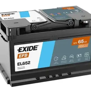 Autobaterie EXIDE Start-Stop EFB, 12V, 65Ah, 650A EL652 nízká Ověřený