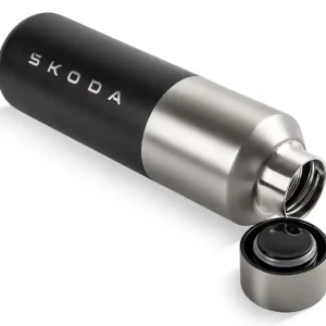 Must-Have Termo láhev Škoda 600 ml černo stříbrná, BPA free