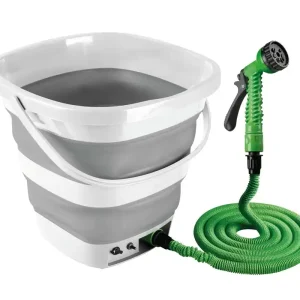 Skládací kbelík se sprchou a AKU čerpadlem 15 l LAMPA AquaRover Vrácení Zdarma