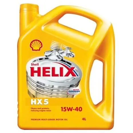 Odeslání Ihned Motorový olej Shell 15W-40 Helix HX5 - 4 litry