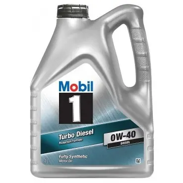 Ověřený Motorový olej Mobil 1 0W-40 1 Turbo Diesel - 4 litry