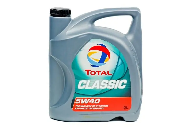 Vysoce Kvalitní Motorový olej Total 5W-40 Classic - 5 litrů