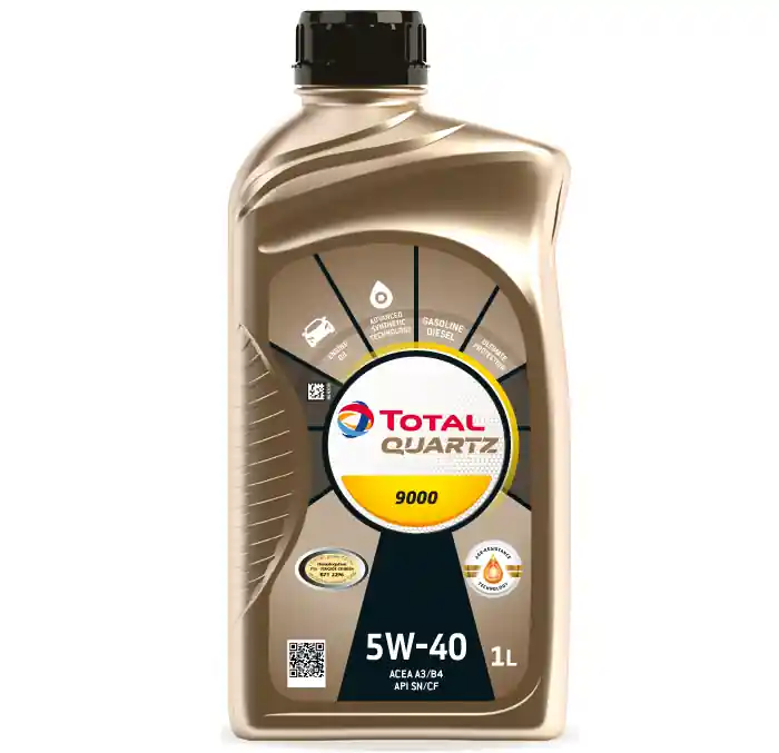 Motorový olej Total Quartz 9000 5W-40 - 1 litr Časově Omezené