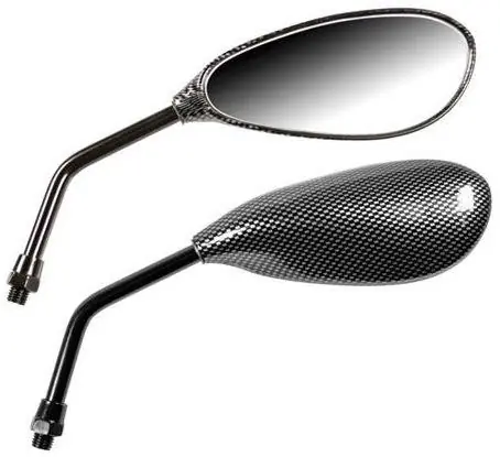 Zpětná zrcátka na motorku NAKED - carbon - Lampa Italy Jen Po Omezenou Doba
