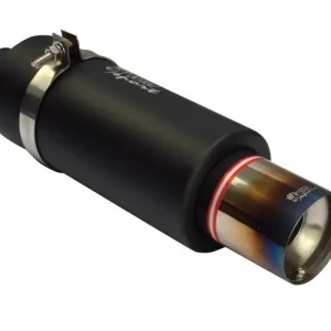 Sportovní výfuk WM SPORT kulatá opálená rovná koncovka 90 mm + silencer Ověřený