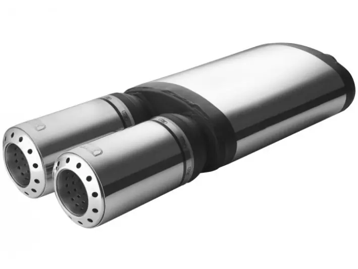 Sportovní výfuk Ulter Sport s dvojitou koncovkou 2x 100 mm - model NM-242/22 Zlevněný